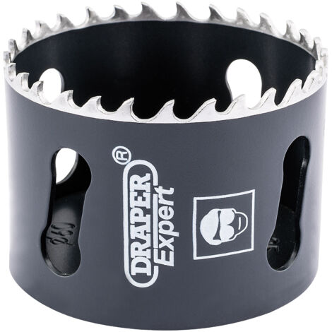 Draper HSS Cobalt Hole Saw Kit – 60mm Diameter for Precise Drilling and Metal Cutting (1/5)