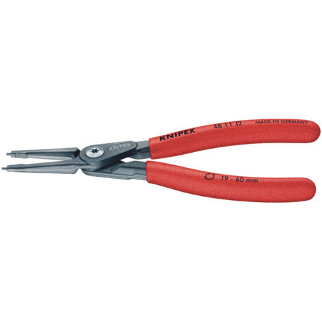 Knipex 180mm Internal Straight Tip Circlip Pliers with 19-60mm Capacity – Model 75079 (1/5)
