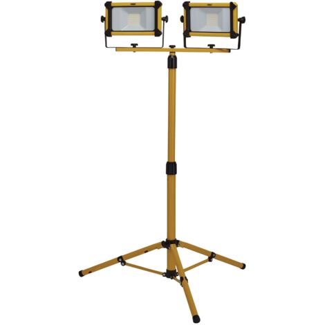 Draper 03215 2x50W Tripod Site Light with 11,000 Lumens for Professional Illumination (1/2)
