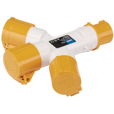 Draper 110V 3-Way Power Splitter, 16A, Model 03712
