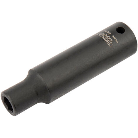 Draper Expert HI-TORQ® 5mm Deep Impact Socket – 1/4" Drive, Metric, Heavy-Duty Deep Socket for High Torque Applications (1/5)