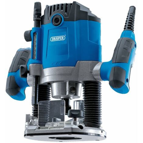 Draper 1800W 12mm (1/2") Variable Speed Electric Router Model 02520 – 230V Power Tool for Precise Woodworking