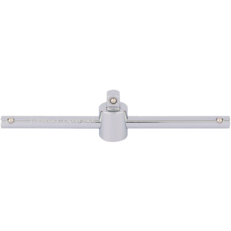 Draper Expert 16785 1/4" Square Drive Sliding T-Bar in Polished Chrome (1/5)