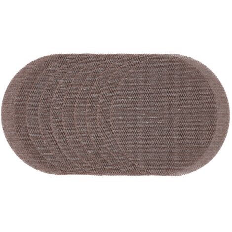 150mm Mesh Sanding Discs, 80 Grit, Pack of 10 - Durable Abrasive Discs for Woodworking and Metal Finishing