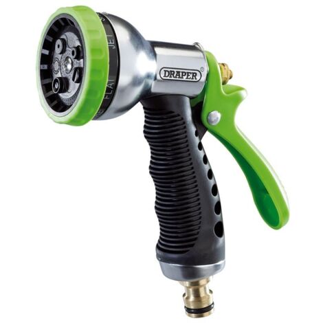 Draper 7-Pattern Aluminium Spray Gun (Model 25342) for Professional Painting and Coating Applications