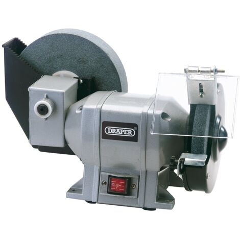 Draper Expert 78456 230V 250W Wet and Dry Bench Grinder for Versatile Grinding and Polishing