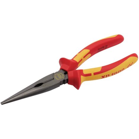 Draper XP1000 VDE Long Nose Pliers, 200mm (Model 94627) (1/2)