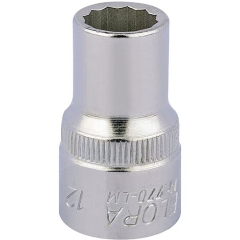 12mm 1/2-Inch Drive Bi-Hexagon Socket (24575) for Metric Fastening, Compatible with Elora and Draper Tools (1/5)