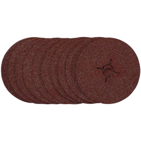 Fibre Sanding Discs, 115mm, 36 Grit, (Pack of 10) (68377) (1/5)