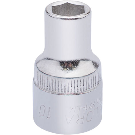 Draper 10mm Hexagon Socket for 1/2" Drive - Metric Square Drive Hexagon Socket, Model 15299 (1/5)