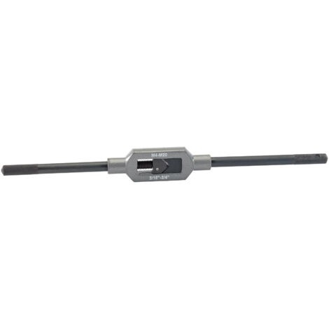 Draper 37331 Hand Tap Wrench Bar Type, Adjustable, 4.25mm to 17.70mm Capacity