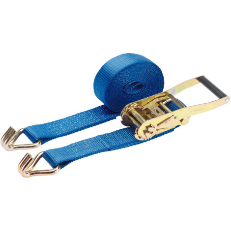 Draper Heavy Duty 5m x 50mm Ratchet Tie Down Straps with Hooks – 2500kg Load Capacity (1/5)