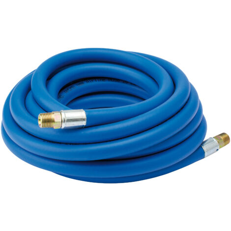 Draper 5M (16.4 ft) Air Line Hose with 1/4" BSP Fittings, 5/16" (8mm) Bore, Suitable for Pneumatic Tools and Air Systems