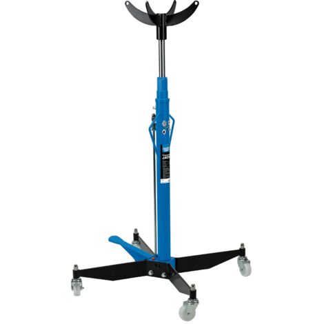 Draper 600kg Vertical Hydraulic Transmission Jack with Telescopic Stand, Adjustable Height from 1,175mm to 1,985mm, Model 70668 (1/5)