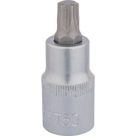 Draper T50X55MM TX STAR SOC.BIT-1/2" Square Drive Socket Bits for Precision Fastening (1/5)