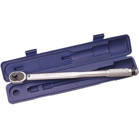 Draper 1/2" Square Drive 30-210Nm or 22.1-154.9lb-ft Ratchet Torque Wrench 30357