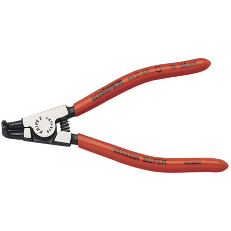 Draper Knipex A11 External Circlip Pliers (10mm–25mm) with 90° Tips, Model 50738