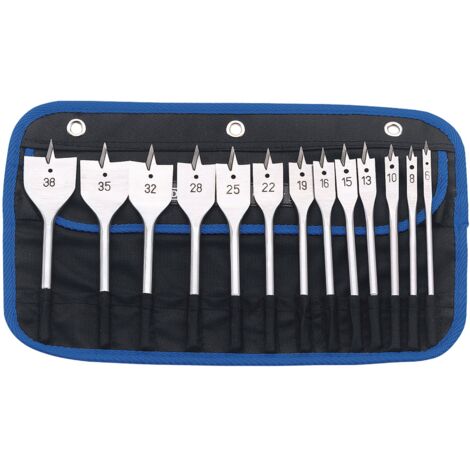 Draper 13-Piece Flat Wood Bit Set (6-38mm) - Model 82634 (1/5)