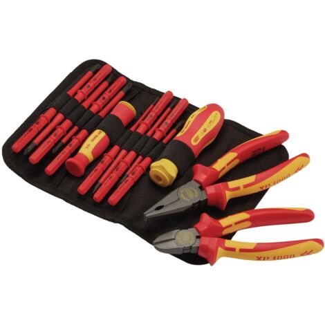 Draper Expert 14-Piece Interchangeable Screwdriver and Pliers Set with VDE Safety Certification