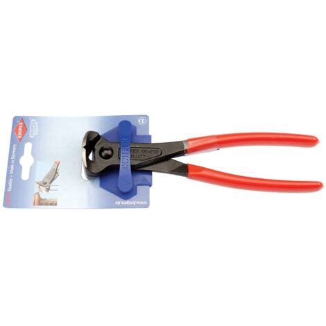 Draper – Knipex 200mm end cutting nippers 80313 – Precision heavy-duty pliers for cutting hard wire – Induction hardened to 61HRC (1/5)