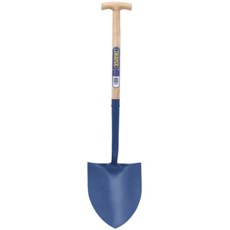 Draper RD/Mouth Shovel with T-Handle – Solid Forged Round Mouth Shovel with Ash Wood Shaft (Model 10875) (1/5)