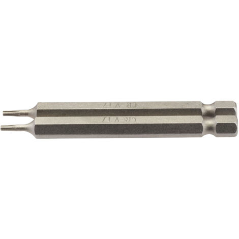 Draper T7 1/4 Hex. Draper TX-STAR&174 Insert Bit 75mm Long x 2 (66829)