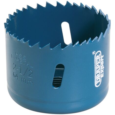 Draper Expert 64mm HSS Bi-Metal Holesaw Blade with High-Speed Variable Pitch for Precise Cutting (Model 41085) (1/5)