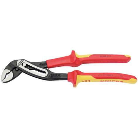 VDE Fully Insulated 250mm Alligator Waterpump Pliers by Draper (Model 32013)