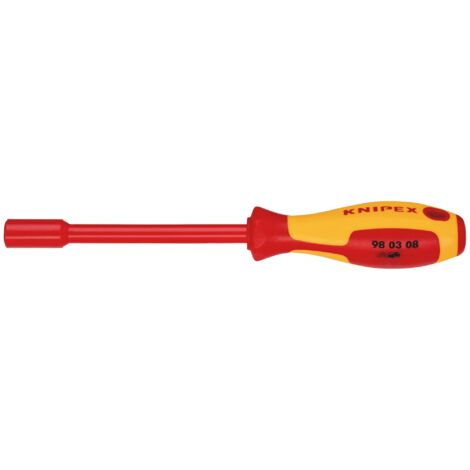 Draper 8mm VDE Insulated Nut Driver Model 18738 for Safe Electrical Work (1/2)