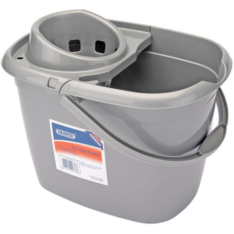 Draper 24778 12-Liter Plastic Mop Bucket with Handle (1/5)