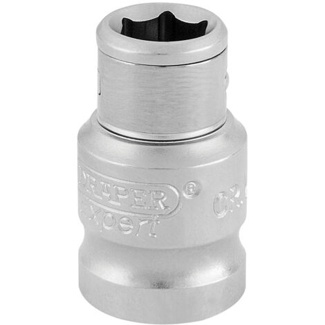 Draper 16809 Square Drive Hexagon Bit Holder Socket, 1/10 Inch (2 cm) with 3/20 Inch (3 cm) Length (1/5)