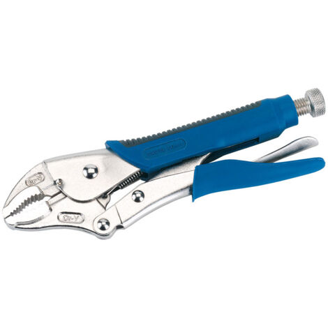 Draper 9006SG Expert 250mm Soft Grip Curved Jaw Self-Adjusting Pliers for Precision Grip and Comfort (1/5)