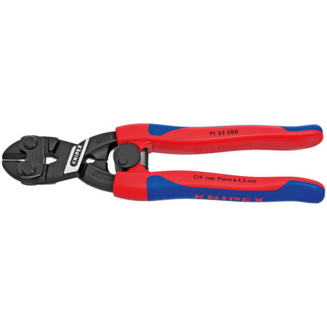 Knipex 200mm Cobolt® Compact Bolt Cutters with Sprung Handle (Model 49197)