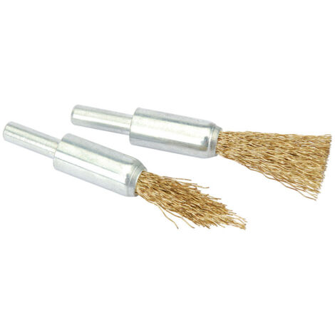 Draper Brassed Steel Decarbonizing Brush Set (2-Piece) for Surface Cleaning and Rust Removal (1/5)