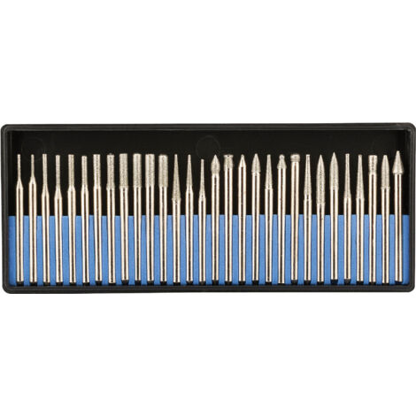 Draper 30-Piece Diamond Burr Set (Model 45001) for Precision Grinding and Carving (1/5)