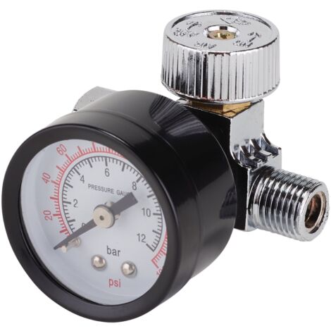 Draper ON-GUN Air Regulator with Gauge – 1/4" BSP, Model 28379, Professional Air Pressure Control for Pneumatic Tools (1/2)