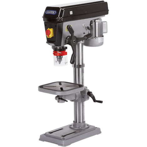 Draper 16-Speed Heavy Duty Bench Drill (650W, 230V, Chuck Capacity 3-16mm, Model 95314)