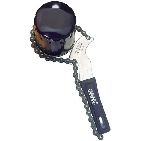 Draper 77584 Chain Oil Filter Wrench (100mm Cap) – Heavy Duty, Durable, and Suitable for Automotive Maintenance (1/5)
