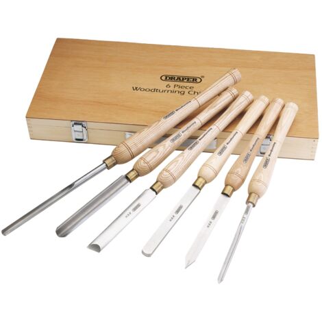 Draper HSS Woodturning Chisel Set (6 Pieces) – Model 58697 (1/5)