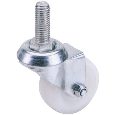 Draper 100mm Dia. Swivel Bolt Fixing Nylon Wheel - S.W.L. 125Kg (65505) (1/5)
