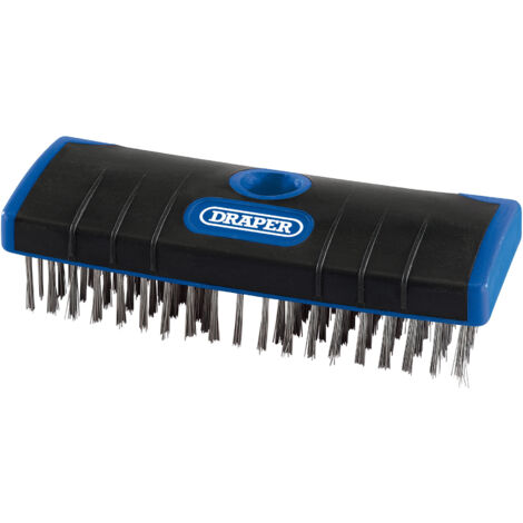 Draper Stainless Steel Bristle Scrub Brush (180mm) (17189) (1/5)