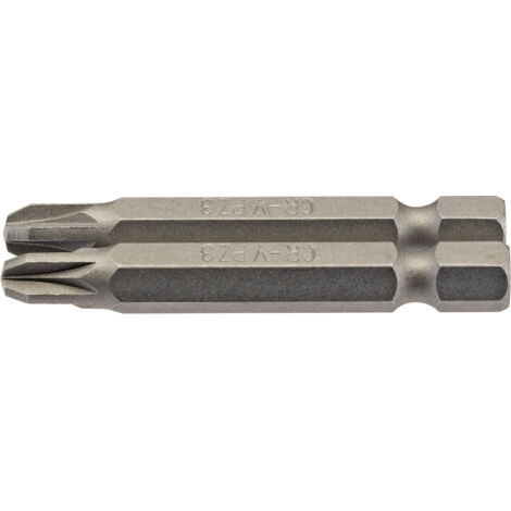 Draper 2-Piece 50mm Pozidriv PZ.S/D Insert Bits Set with 1/4" Hex Shank – Model 64229 (1/5)