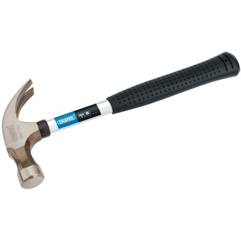 Draper 450g (16oz) Claw Hammer with Steel Tubular Shaft and Carbon Steel Head (Model 51223)