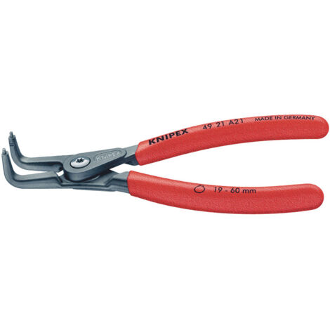 Knipex 165mm 90° External Straight Tip Circlip Pliers with 19-60mm Capacity (Model 75095) (1/5)