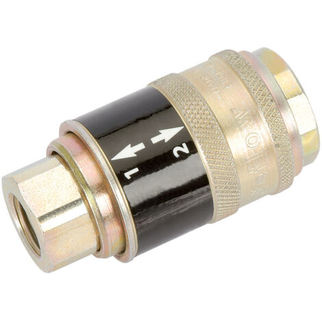 Draper Safeflow 1/4" BSP Female Parallel Air Line Coupling - Sold Loose (Model 41879) (1/5)