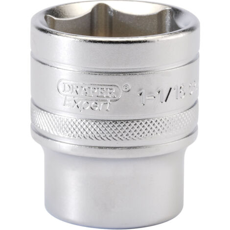 Draper 1/2 Square Drive 6 Point Imperial Socket (1.1/16) (16635) (1/5)