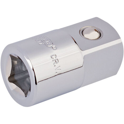 Draper 1/2" to 3/4" Drive Socket Converter Packaged in Polished Chrome