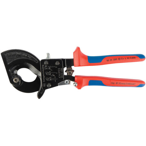 Knipex 250mm Ratchet Action Cable Cutter with Model Number 18555 (1/5)
