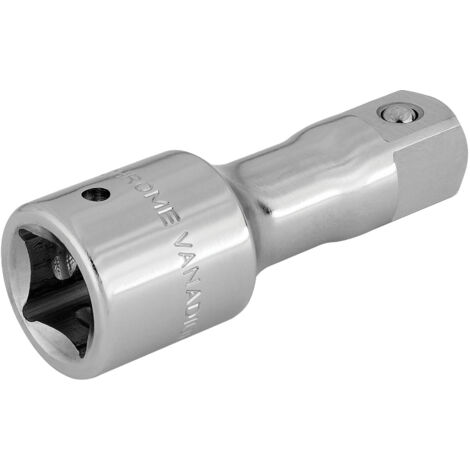 Draper 3/4" (19mm) Drive 100mm Polished Extension Bar with Spring-Loaded Mechanism – Model 16812 (1/5)