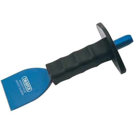Draper 225 x 60mm Electricians' Bolster with Hand Guard – High-Quality Hand Tool for Demolition and Chiseling (Sold Loose) (1/5)